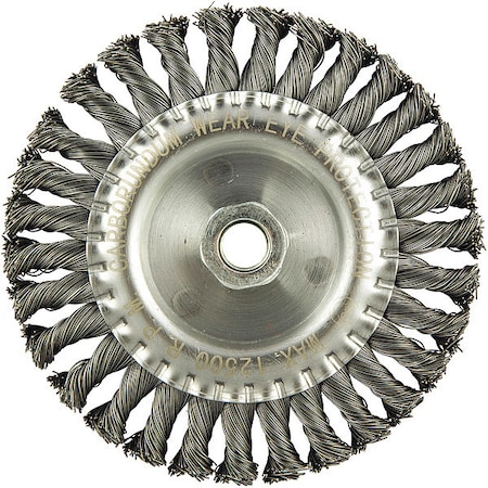 Zoro Select Wire Wheel Brush, 0.020" dia. Wire 66254442939