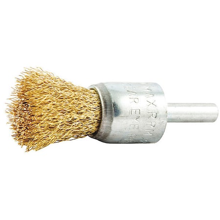 Zoro Select End Brush, Shank 1/4", Wire 0.008" dia. 66254443014