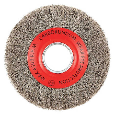 Zoro Select Wire Wheel Brush, 0.0118" dia. Wire 66254442947