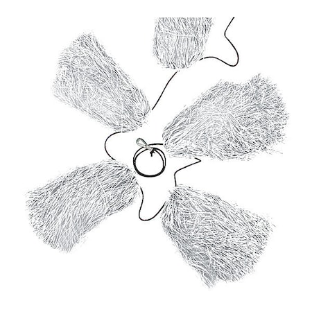 Spilltech Pom Poms, White, Polypropylene, 18" L, 18" W APMPM-R