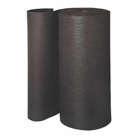 Spilltech Sorbent Roll, 54 gal, 3 ft x 300 ft, Universal, Gray, Polyester NPR300S-GR