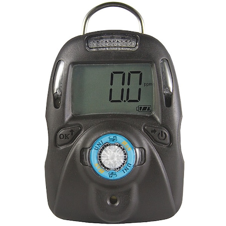 Macurco Single Gas Detector, H2S, Black, LCD MP100-H2S-200