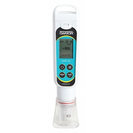 Oakton ORP Meter, LCD Display, Waterproof 35634-45
