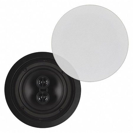 Phasetech In-Ceiling Speaker, White, 100 Max Wattage CS-6R DVT