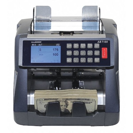 Accubanker Bill Counter, 500 Bills Capacity AB7100