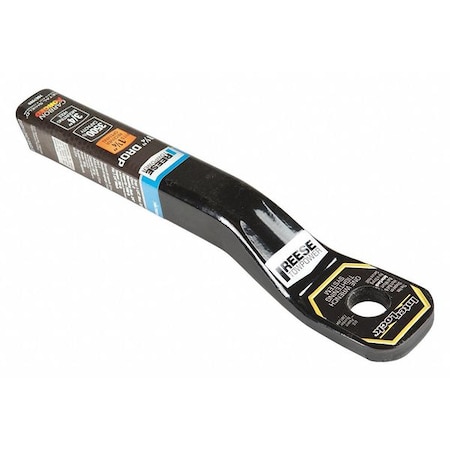 Reese Draw Bar, 1-1/4" Drop, 2" W, Powder Coated 7067900