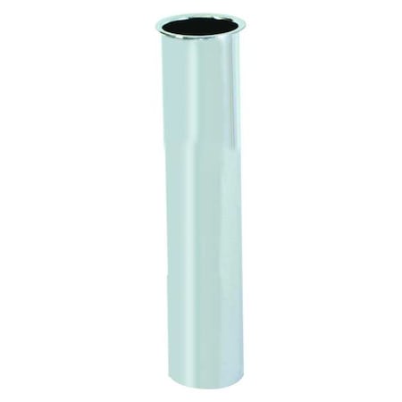 Zoro Select Flange Sink Tailpiece, White Drain 35085