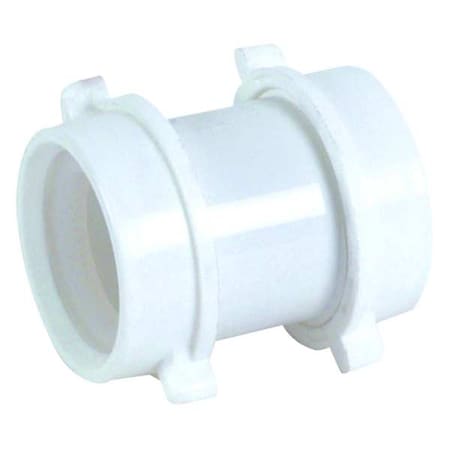 Zoro Select Coupling, White Drain, Slip Connection 35331 | Zoro