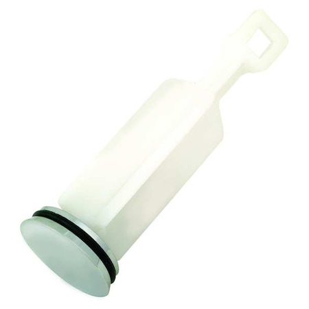 Zoro Select Pop-Up Stopper, White, Pipe 1-1/4" dia. 30383