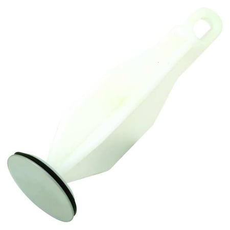 Zoro Select Pop-Up Stopper, White, Pipe 1-1/4" dia. 30431