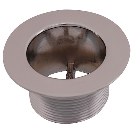 Zoro Select Bath Strainer Body, Silver, Pipe 1-1/2"dia 35256