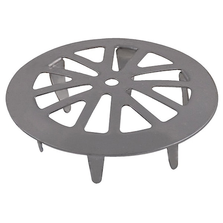 Zoro Select Bath Drain Stainer, Silver 35261