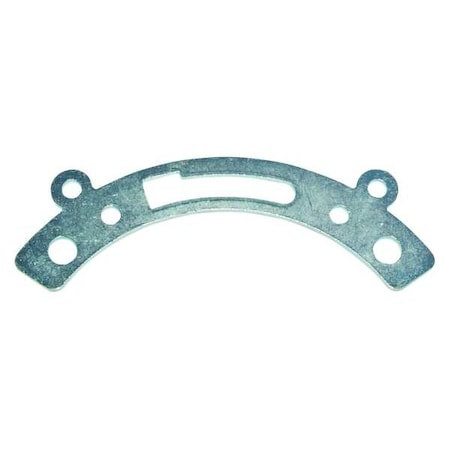 Zoro Select Spanner Flange, Zinc Plated, Silver  40010