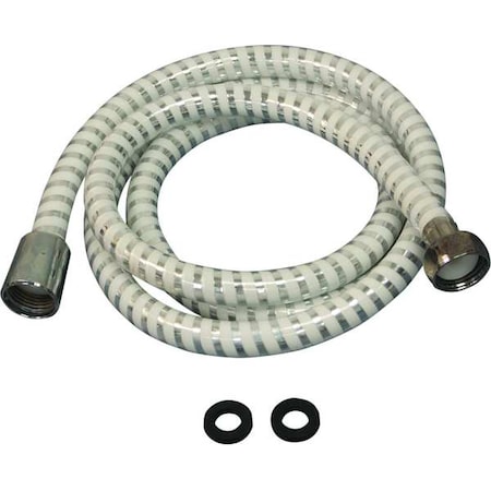 Zoro Select Handheld Shower Flex Hose, 59" L 15078