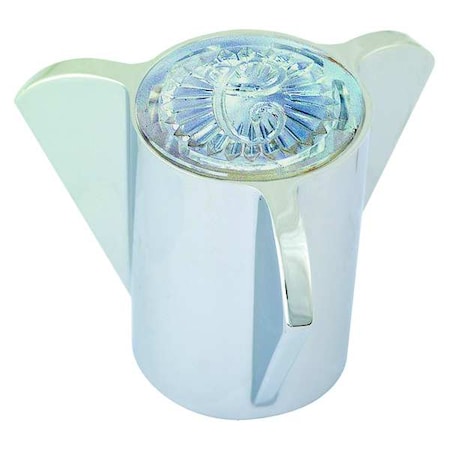 Zoro Select Chrome Tub and Shower Handle, 2" L 32644