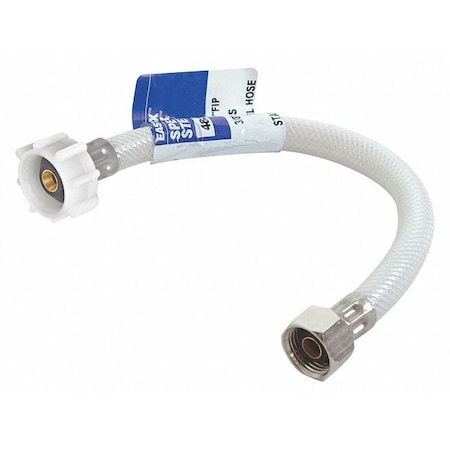 Zoro Select Supply Line, 7/8" Outlet, 1/2" Inlet Size 48173