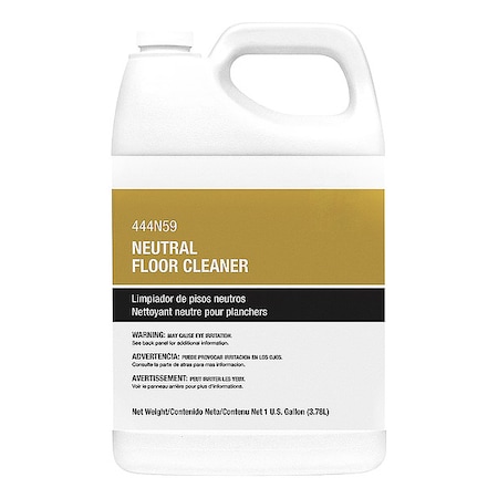 Tough Guy Floor Cleaner, Neutral, Jug, 1 gal, Concentrated, Floral 444N59