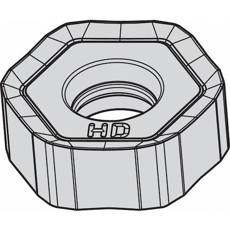 WIDIA Milling Insert, Hexagon HNPJ0704ANSNHD