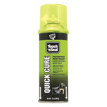Touch 'N Seal Spray Foam Sealant, Straw Application Method 12 oz, Aerosol Can, Beige, 2-3:1 Expansion Ratio 7565000057