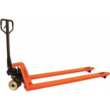 Zoro Select Pallet Jack, 3300 lb. Ld Cap., Manual 273586