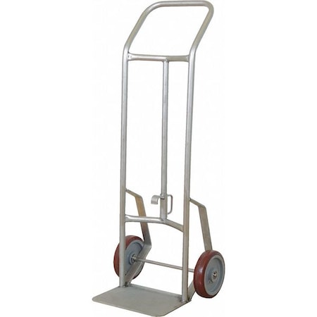 Zoro Select Drum Hand Truck, 600 lb., 304 SS, Silver 210352