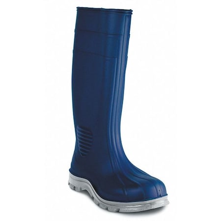 TALON TRAX Size 6 Men's Steel Rubber Boot, Blue 445L28