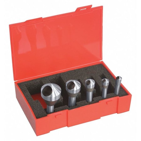Cleveland Countersink/Deburring Tool Set, 5 Pieces C94595