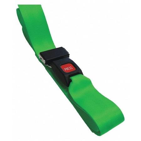 Dick Medical Supply Strap, Green, 3 ft. L x 2-1/2" W x 3" H 11031 GR
