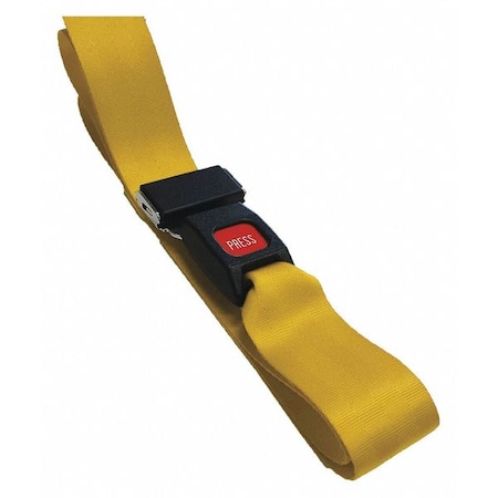 Dick Medical Supply Strap, Yellow, 9 ft. L x 2-1/2" W x 3" H 11091 YL