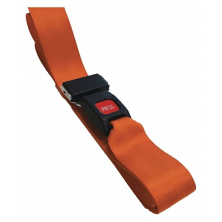 Dick Medical Supply Strap, Orange, 9 ft. L x 2-1/2" W x 3" H 11091 OR
