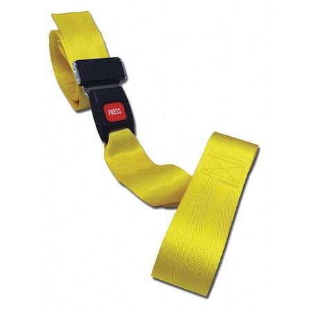 Dick Medical Supply Strap, Yellow, 5 ft. L x 2-1/2" W x 3" H 11152 YL