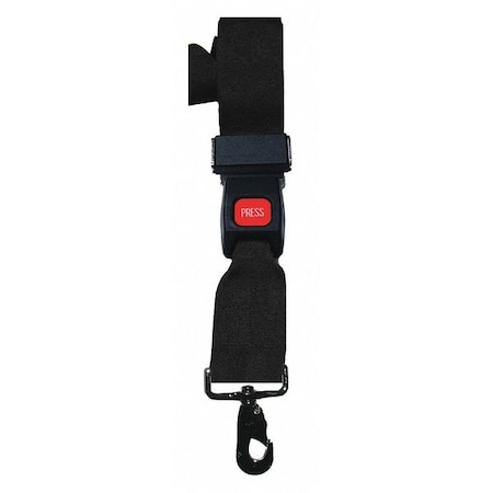 Dick Medical Supply Strap, Black, 5 ft. L x 2-1/2" W x 3" H 11252 BK