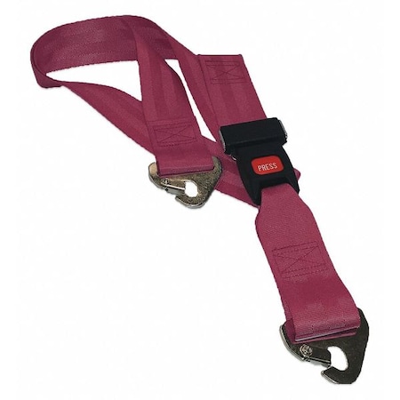 Dick Medical Supply Strap, Maroon, 5 ft. L x 2-1/2" W x 3" H 11352 MA