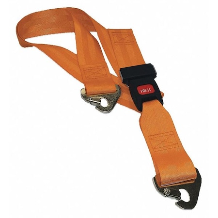 Dick Medical Supply Strap, Orange, 5 ft. L x 2-1/2" W x 3" H 11352 OR