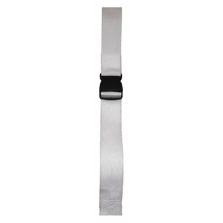 Dick Medical Supply Strap, White, 9 ft. L x 2-1/2" W x 3" H 27091 WH