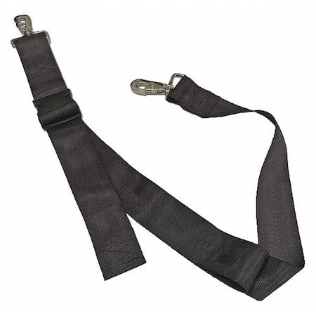 Dick Medical Supply Strap, Black, 5 ft. L x 2-1/2" W x 3" H 17252 BK