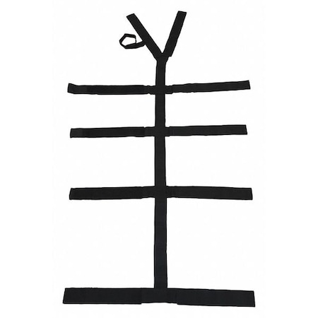 Dick Medical Supply Strap, Black x 4 ft. 7" L x 2-1/2" W 22000 BK