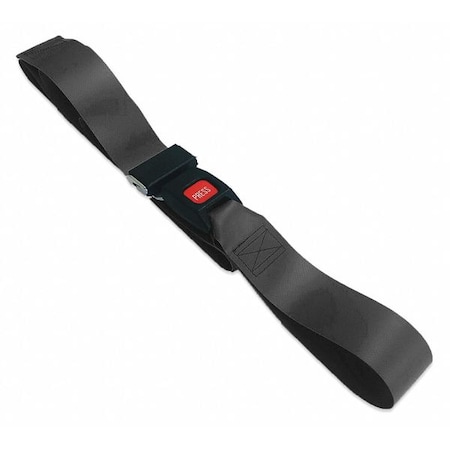 Dick Medical Supply Strap, Black, 7 ft. L x 2-1/2" W x 3" H 31071 BK