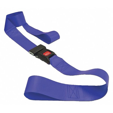 Dick Medical Supply Strap, Blue, 7 ft. L x 2-1/2" W x 3" H 31172 BL