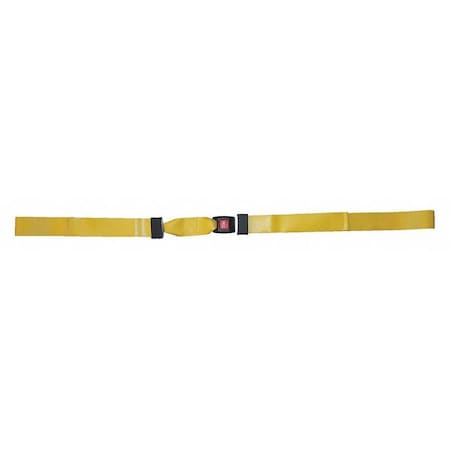 Dick Medical Supply Strap, Yellow, 7 ft. L x 2-1/2" W x 3" H 31173 YL