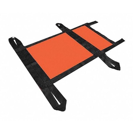Dick Medical Supply Rescue Mat, 12" W x 12" L x 6" H, Black 30070BK