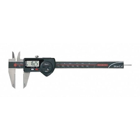 Mahr Digital Caliper, 0.001"/0.03mm Accuracy 4103073
