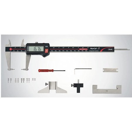 Mahr Digital Caliper, 0.001"/0.03mm Accuracy 4118907
