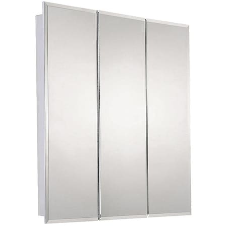 Ketcham 24" x 24" Surface Mounted Beveled Edge Tri-View Medicine Cabinet SM-2424BV