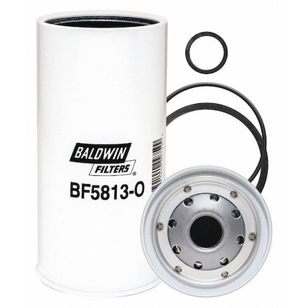 BALDWIN FILTERS Fuel Filter, Biodiesel, Diesel, 7-13/32" L BF5813-O