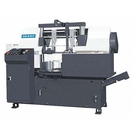 Sharp Band Saw, 10" x 10" Rectangle, 8" Round, 7 in Square, 220V AC V, 5 hp HP SW-126NCD