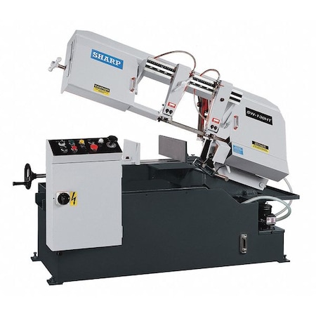 Sharp Band Saw, 10" x 10" Rectangle, 8" Round, 7 in Square, 220V AC V, 2 hp HP SW-130HT