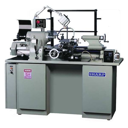 Sharp Lathe, 220/440V Volts, 5 hp HP, 60 Hz, Three Phase 18 in Distance Between Centers 1118H