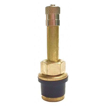 Haltec Tire Valve, 0.406-28 Thread Size, 2" L QS-500