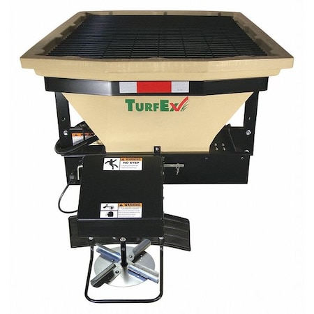 Turfex 11 cu ft Broadcast Equipment Mounted Spreader For Pick-Ups & Utility Vehicles, Up to 30 ft Spread MS2000